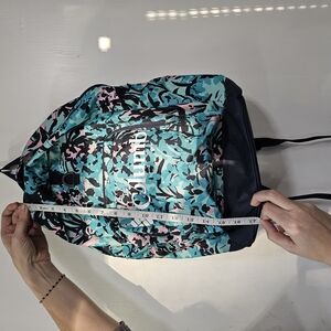 Columbia Floral Backpack - Teal and Black